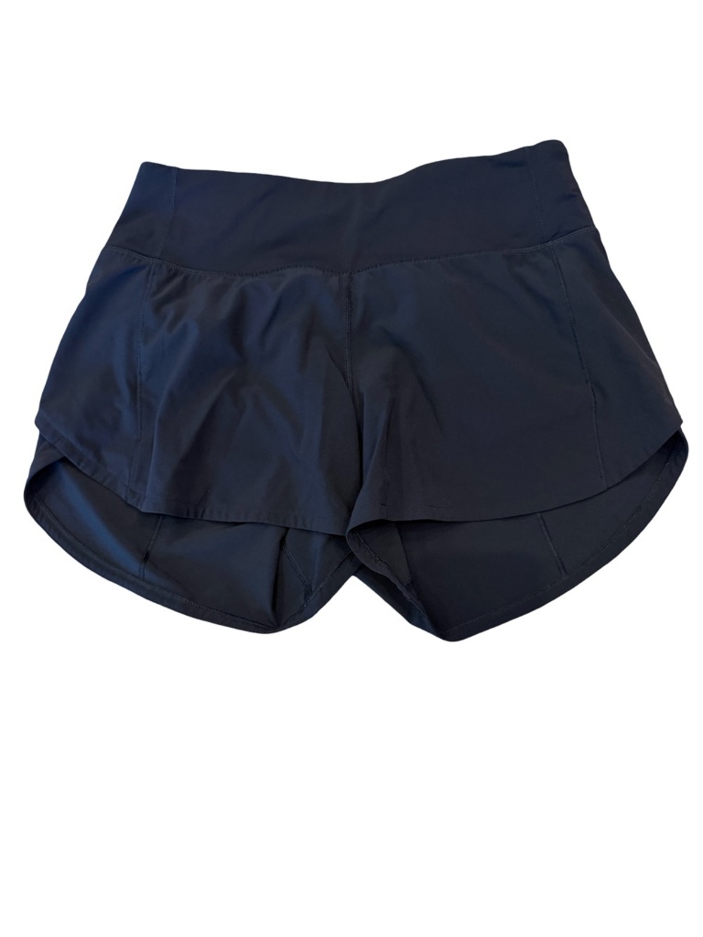 Lululemon Speed Up High-Rise Lined Running Shorts Womens 4 Tall Black